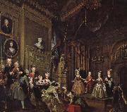 William Hogarth Spanish performances France oil painting artist